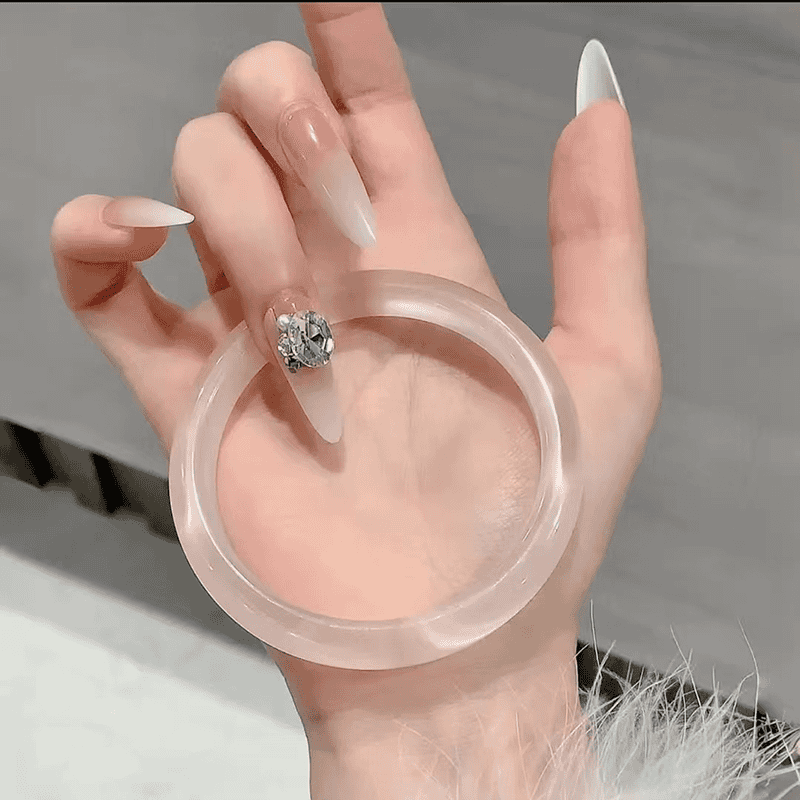 Ice Cat's Eye Stone Bangle
