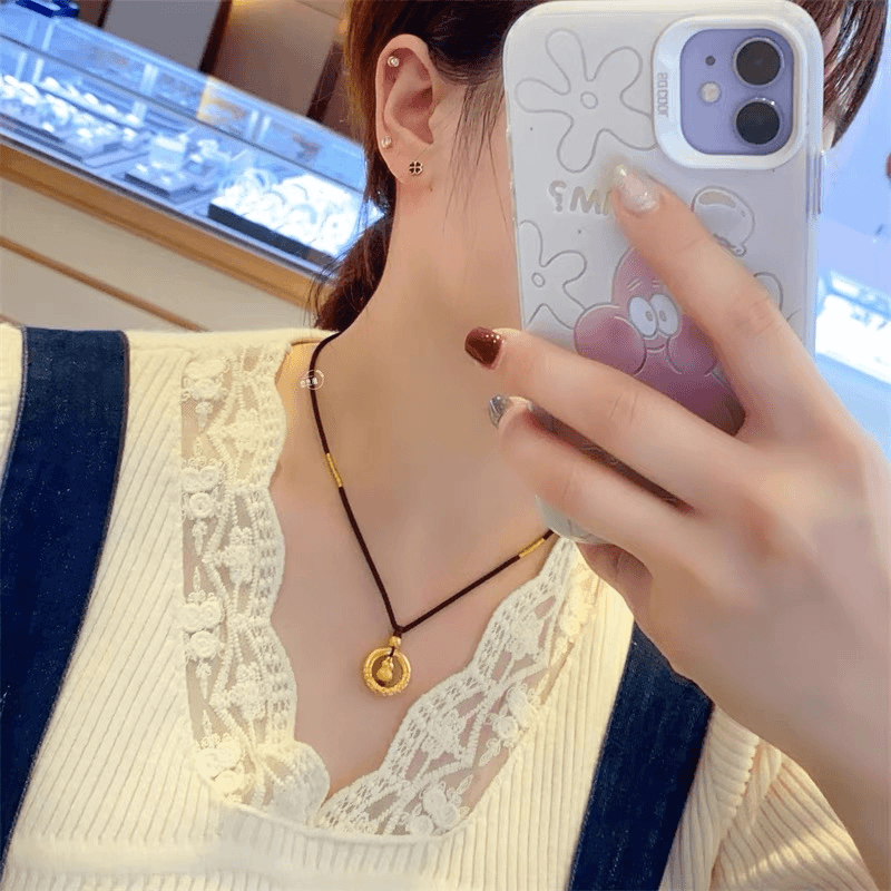 Gourd Peace Pendant Necklace